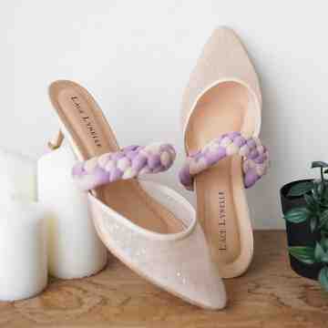 LACE LYNELLE HEELS GHEA LILAC