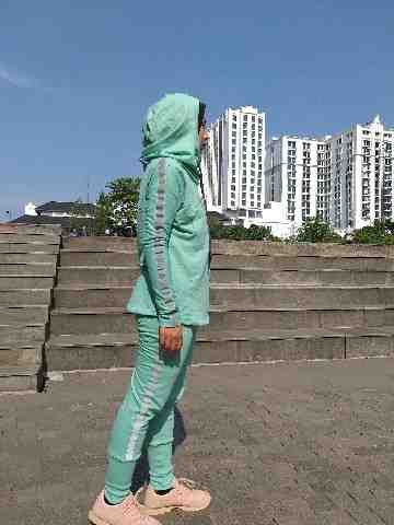 HOODIE SWEATER & JOGGER PANT MINT