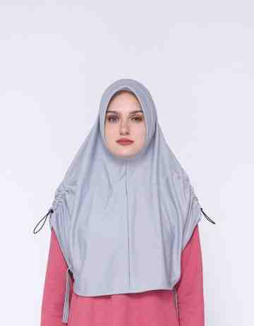 Lamia Syar'i Hijab Sport Grey