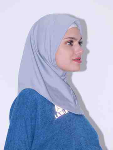 Lamia Short Hijab Sport Grey