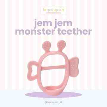 MamasTem JemJem Monster Teether - Pink