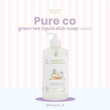 Pureco Liquid Dish and Bottle Soap Green Tea Home - 500ml