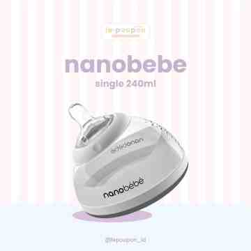 Nanobebe Single Pack Gray 240ml