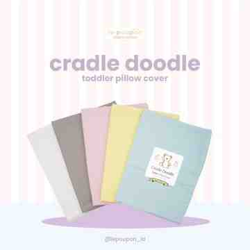 Cradle Doodle Toddler Pillow Cover Organic