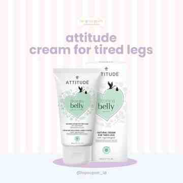 Attitude Blooming Belly Natural Cream for Tired Legs 150ml - Mint