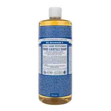 Dr Bronner's Peppermint Pure Castile Liquid Soap 946 ml