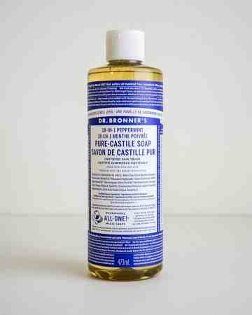 Dr Bronner's Peppermint Pure Castile Liquid Soap 473 ml