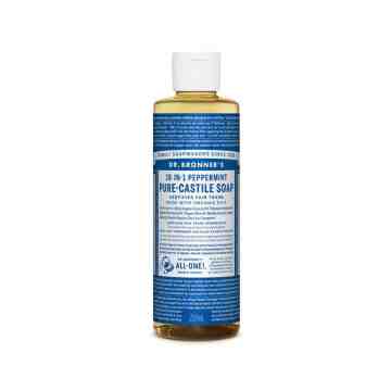 Dr Bronner's Peppermint Pure Castile Liquid Soap 237 ml