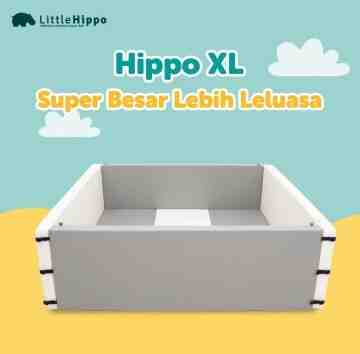 Bumper Bed XL Hippo