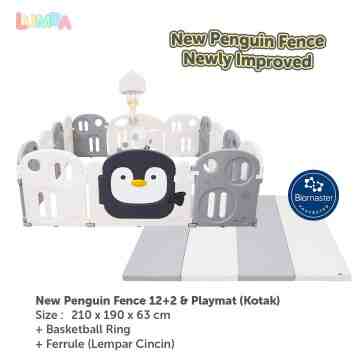 New Combo 12+2 Penguin Monochrome + Playmat (Kotak)