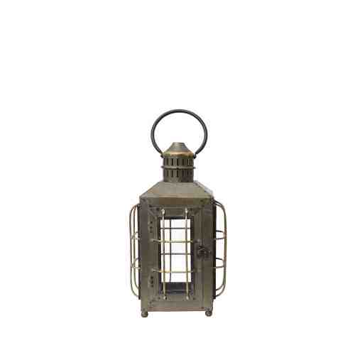 Lumikasa Vintage Metal and Glass Lantern Small