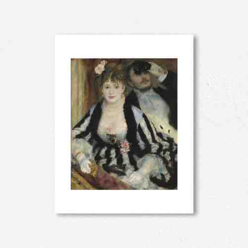 Lumikasa Renoir The Theatre Box, 1874 Framed Art Print