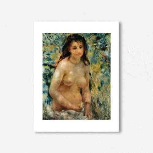 Lumikasa Renoir Nude in the Sun, 1875 Framed Art Print