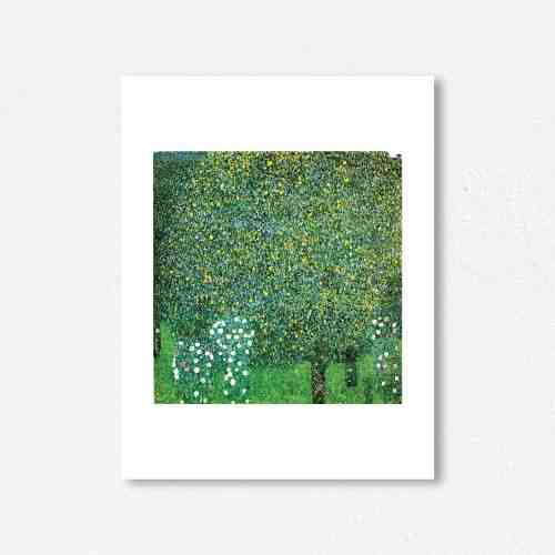 Lumikasa Klimt Roses Under the Trees, 1905 Framed Art Print