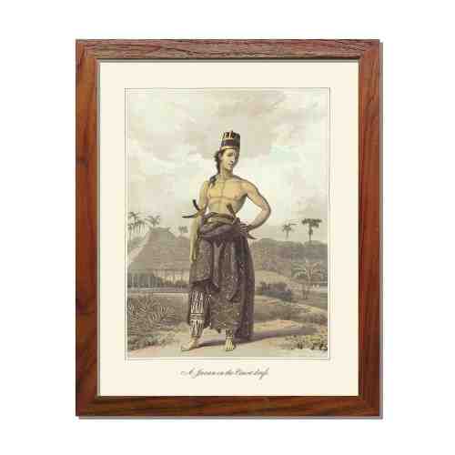 Old East Indies Frame A Javan in the Court dress