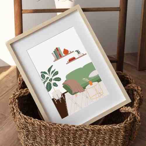Harriet and Co Cozy Home Wall Art - GREEN LIVING