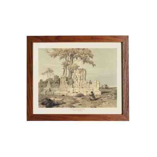 Lumikasa Art Frame Ruins of the Modjo Paid Temple - Year 1852