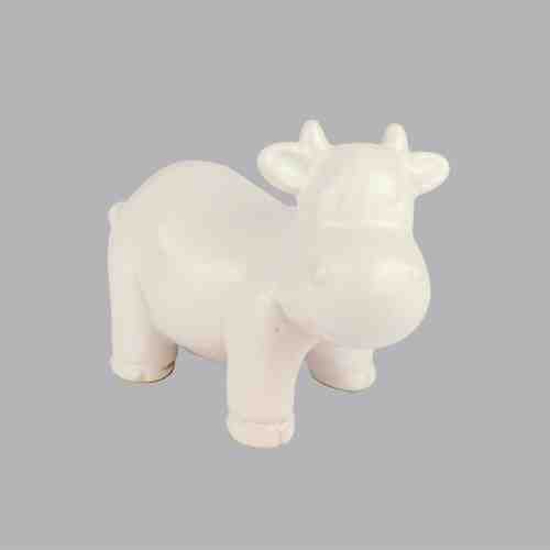 Lumikasa Cow White Figurine