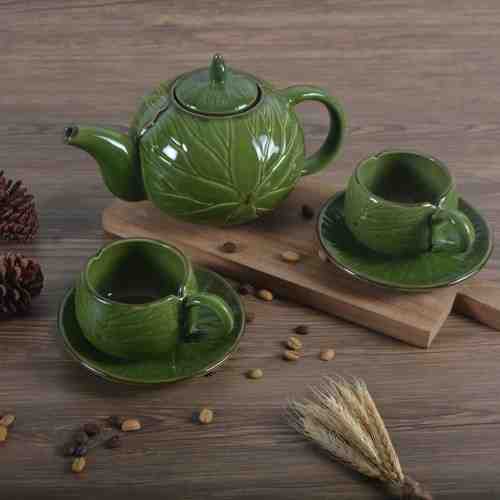 Nine Square Arisu Tea Set Green