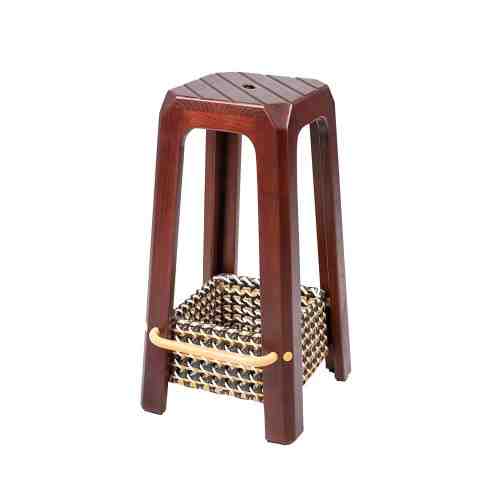 Every Collection BA Counter Stool with Basket Iron in Walnut Matte