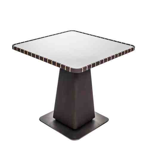 Every Collection WINNOW Bistro Wood Side Table Walnut - Square