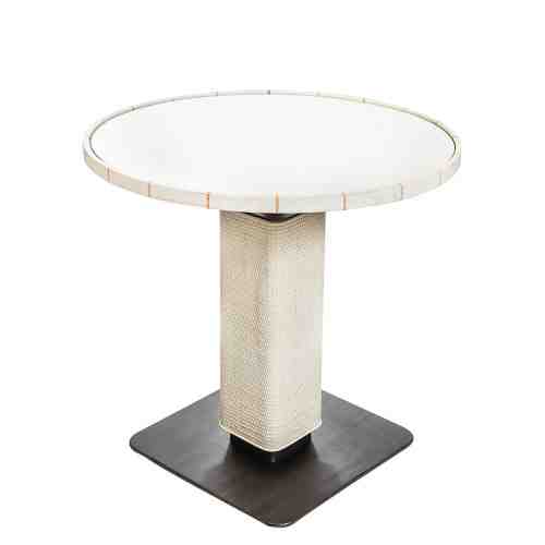 Every Collection WINNOW Bistro Side Table Light Ash - Round