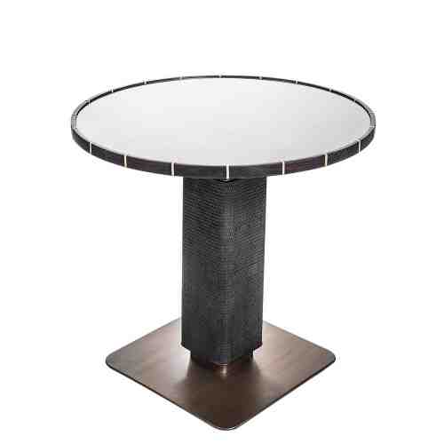 Every Collection WINNOW Bistro Side Table Ebony Dark - Round