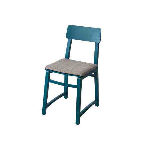 Every Collection SKHOLA Dining Chair Turquoise - Matte Grey Cushion