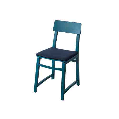 Every Collection SKHOLA Dining Chair Turquoise - Navy Cushion
