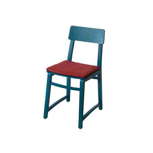 Every Collection SKHOLA Dining Chair Turquoise - Paprika Cushion