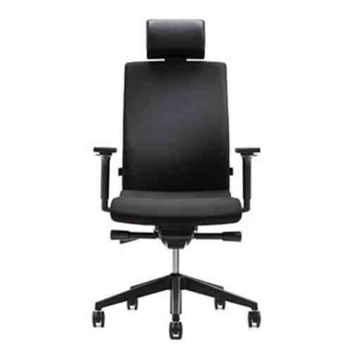 Firm Mono Chair Headrest Black