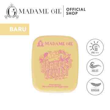 Madame Gie Perfect Velvet SPF 30 Two Way Cake - MakeUp Bedak Padat