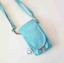 PHONE WALLET POUCH (PWP)_SUEDE VELVET_C1305_TOSCA