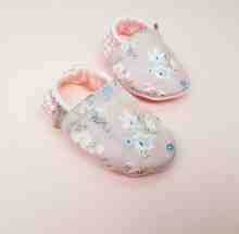 BABY SHOES_A3120_FLOWER DUSTY PINK_(6-9)