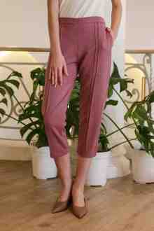 HANSEL HAYWIRE PANTS IN MAUVE