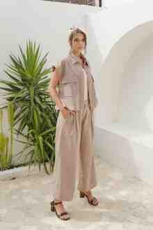 SET - PRIERE LONG ARDEE PANTS IN POTTERS CLAY (START SHIPPING 31 JANUARY)