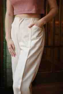 SWORD PANTS IN PEARL WHITE (START SHIPPING 25 JANUARY)