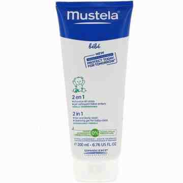 Mustela 2 in 1 Hair & Body Wash 200ml