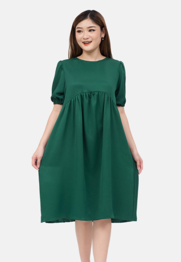 Baby Doll Dress in Green image