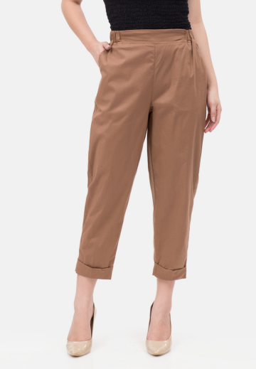 Amy Ankle Pants Brown image