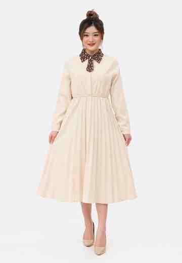 Jane Midi Dress in Cream image