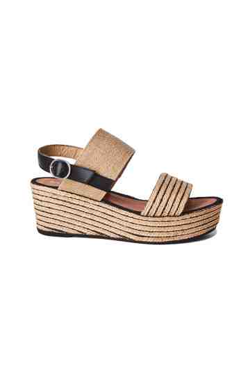 6cm Wedge Two Straps Wedge Espadrilles