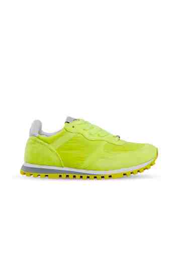 "Wonder" Yellow Nylon Fluo Sneakers