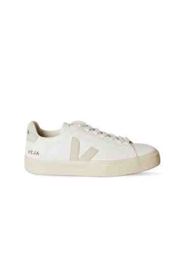 Campo White Natural Chromefree Leather Sneakers