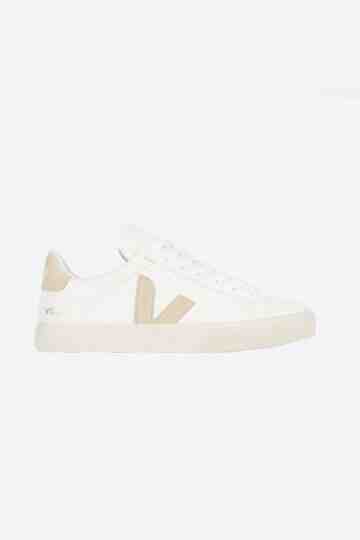 Campo White Almond Chromefree Leather Sneakers