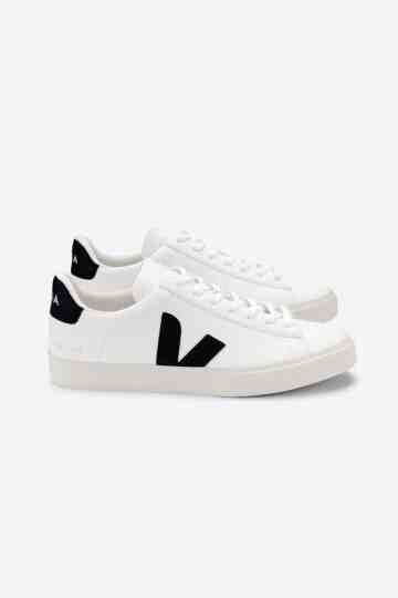 Campo White Black Chromefree Leather Sneakers