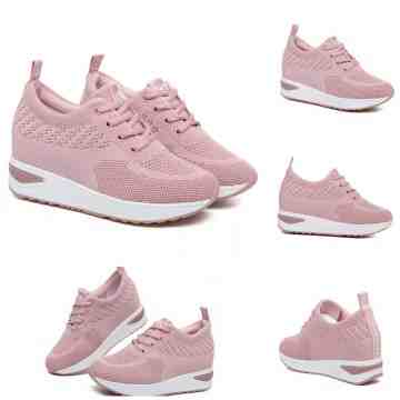 PVN Sepatu Sneakers Wanita Pink Sport Shoes 045