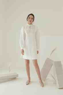 ROZU in white | DRESS