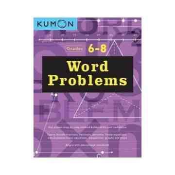 KUMON Word Problems Grade 6 image