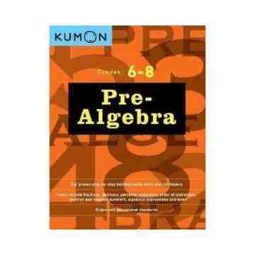 KUMON Pre-Algebra (Workbook I-II) image